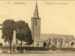 128 annappes - eglise et le monument